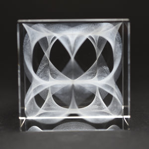 Calabi-Yau 6cm-Glaswürfel