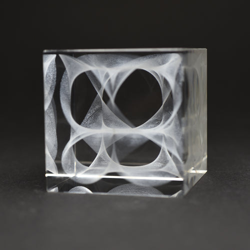 Calabi-Yau 6cm-Glaswürfel